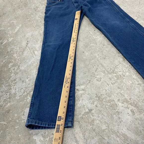 Wrangler Jeans 36x33 Blue Pants 936 Cowboy Western‎ Faded Denim Tag 36x34 B849 - Picture 9 of 14